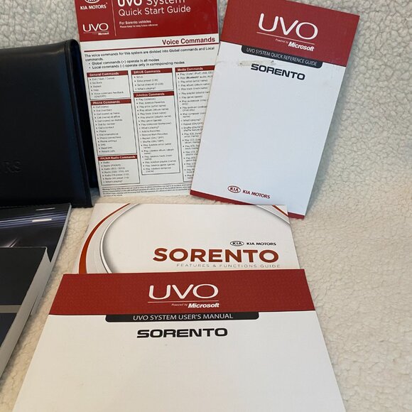 2012 SUV Kia Sorrento Owners Manuals Booklets‎ OEM in Case - Picture 4 of 5
